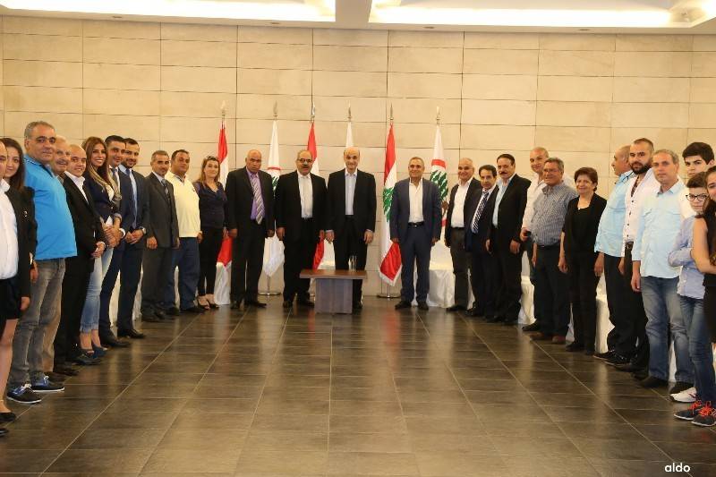 جعجع إستقبل وفوداً بلدية
