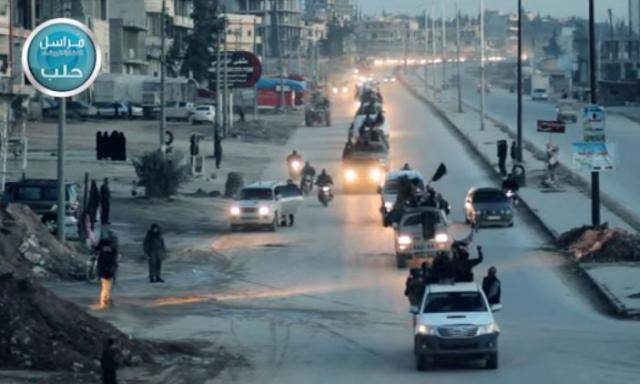 بالفيديو خطير حشود كبيرة م المسلحين تتحضر لدخول حلب