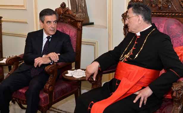 استقبل فيون ووزير العدل في بكركي
الراعي : لا خلاص للبنان إلاّ بتكوين الدولة