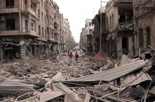 للقلوب القوية و بالفيديو ،حلب.. عشرات القتلى وأكثر من 100 جريح بقصف إرهابي على أحياء سكنية