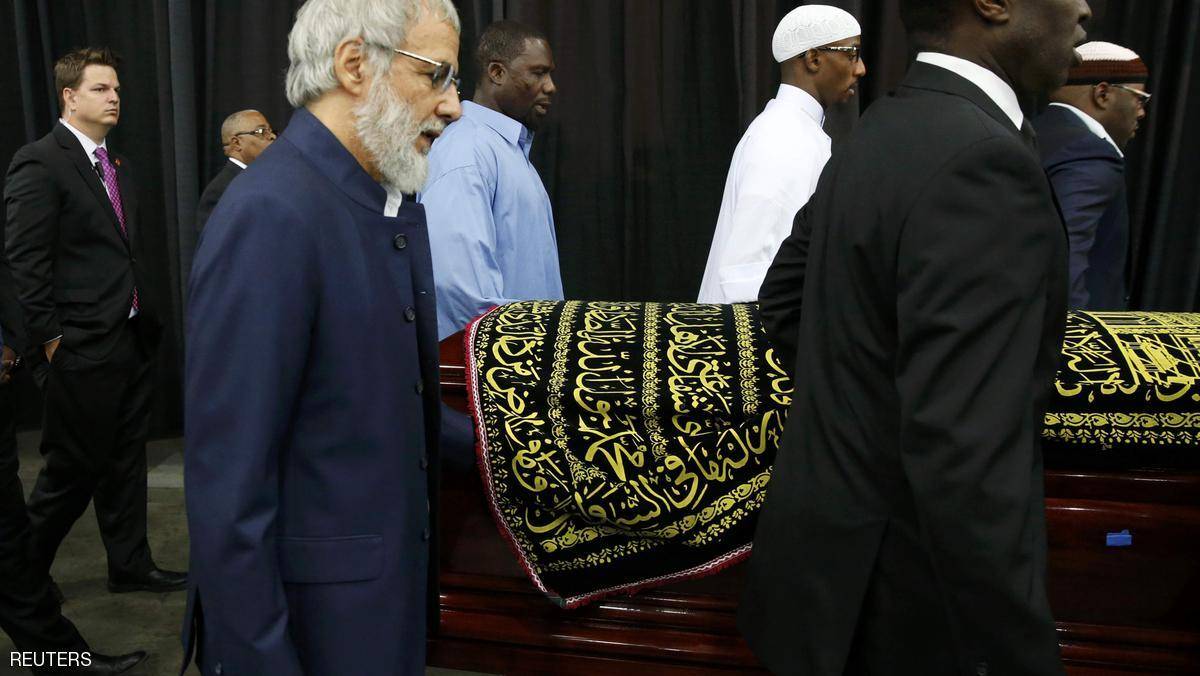 في وداع البطل محمد علي.. (بالصور)
