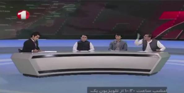 بالفيديو.. عراك بالأيدي مباشرة على الهواء!