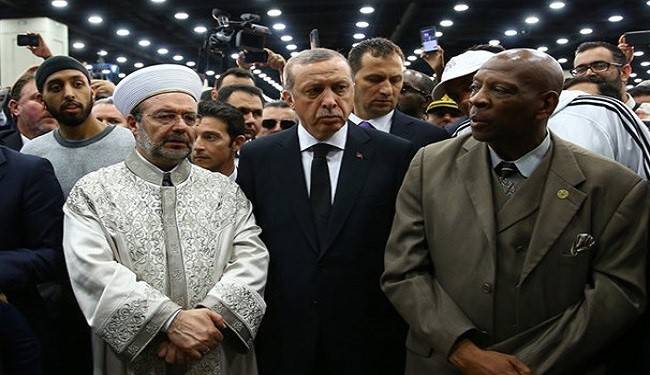 اردوغان يقطع مشاركته في تشييع كلاي و يغادر منزعجاً!