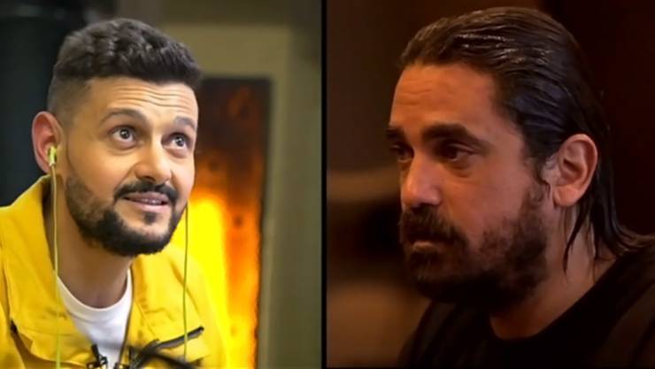 صور:  أمير كرارة يعتدي على رامز جلال وفريق العمل في "رامز بيلعب بالنار"