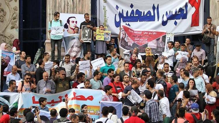 الصحفيون يحضرون للاعتصام في القاهرة