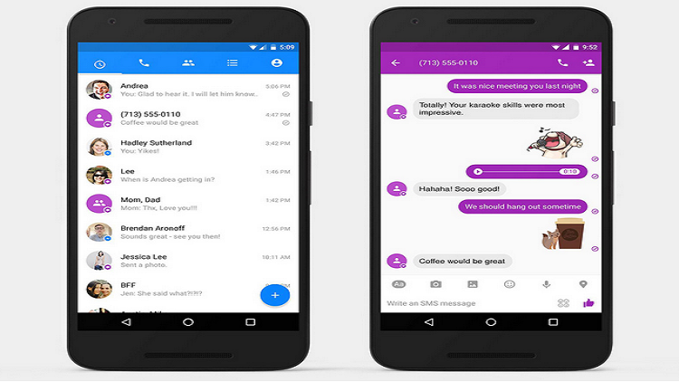 الآن مسنجر فيسبوك يدعم الرسائل القصيرة SMS‎