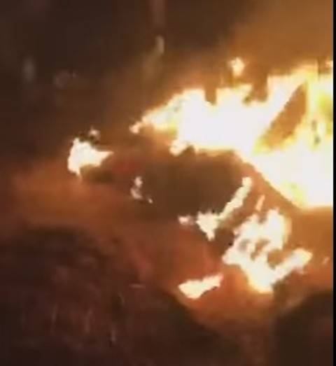 فيديو مسرّب.. احتراق ممثل فعلياً أثناء تصوير 