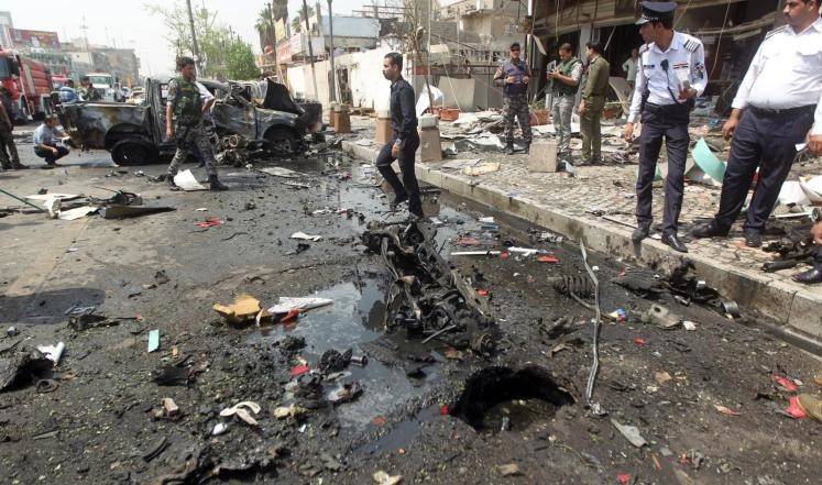 بالصورة.. 10 ضحايا بتفجير مركبة مفخخة في العراق
