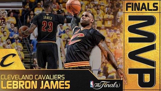 ليبرون جيمس افضل لاعب في نهائي NBA للمرة الثالثة