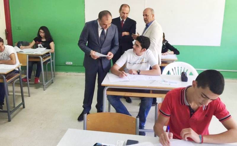 أرقام الناجحين في الشهادة المتوسطة