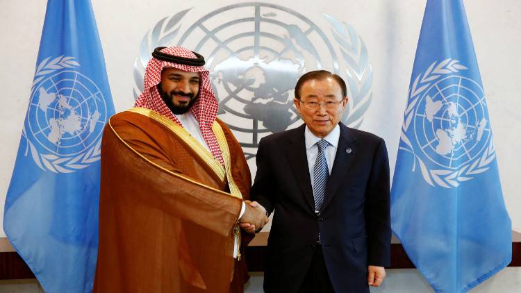 ولي ولي العهد السعودي لبان كي مون: لست غاضبا
