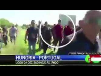 بالفيديو- رونالدو ينزع "ميكروفون" صحافي ويرمي به في بحيرة