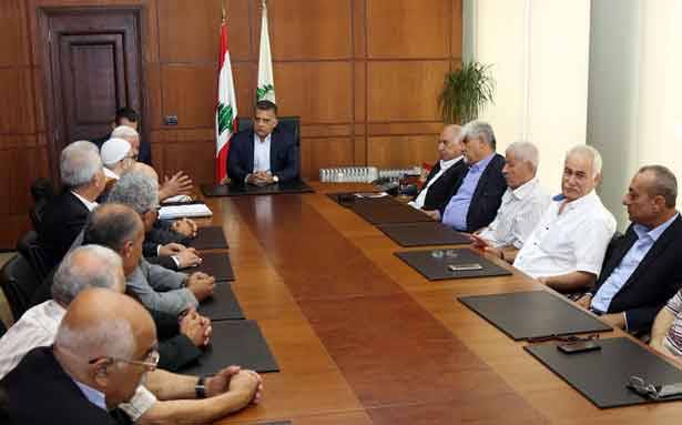 ابراهيم التقى سفير باكستان ووفداً فلسطينياً