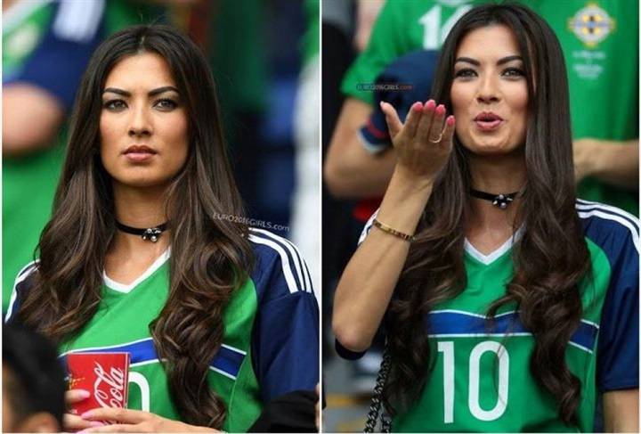 بالصور: الفتاة الأكثر جاذبية في مدرجات يورو 2016!