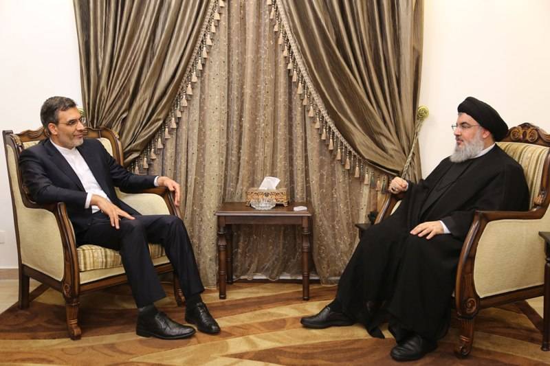 نصرالله التقى معاون وزير الخارجية الايراني للشؤون العربية