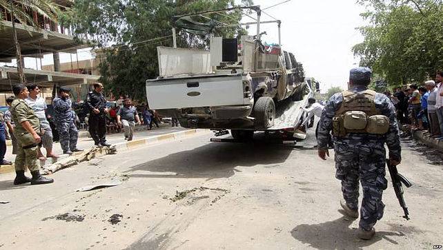 العراق: مقتل وإصابة 17 عراقيا في تفجير انتحاري جنوب غربي بغداد