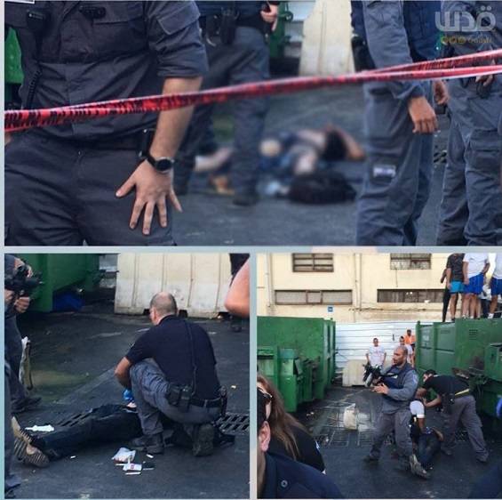 بالصور: قوات الاحتلال تطلق النار على منفذ عملية طعن في نتانيا