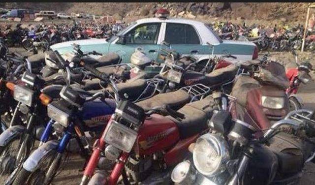 مصادرة 100 دراجة خلال دهم تجمعات للنازحين في العاقبية