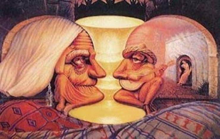 ما الذي تراه عندما تشاهد هذه الصورة للوهلة الأولى؟