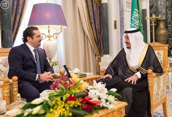 الملك السعودي استقبل الحريري في مكة