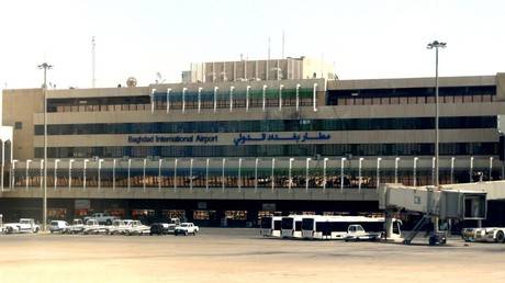 بالفيديو .. استهداف مطار بغداد بقذائف هاون