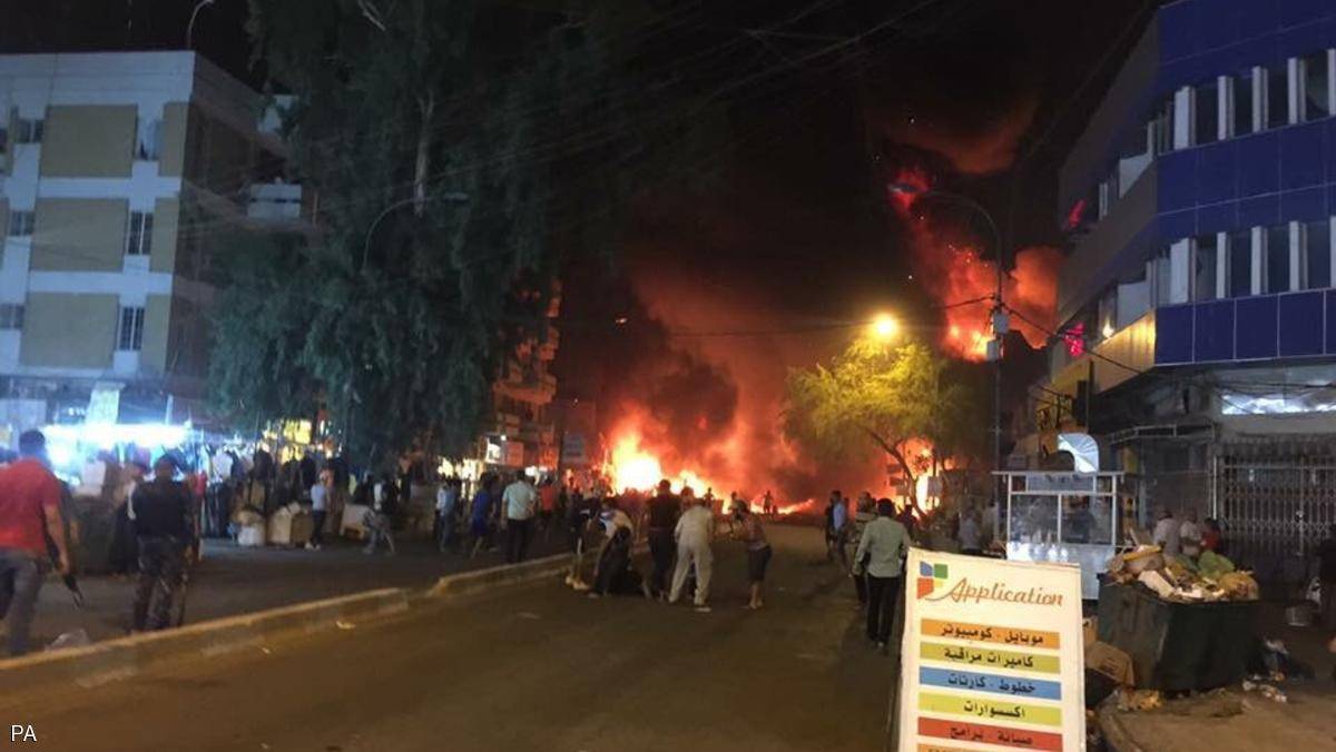 75 قتيلًا حصيلة اعتداء الكرادة في بغداد