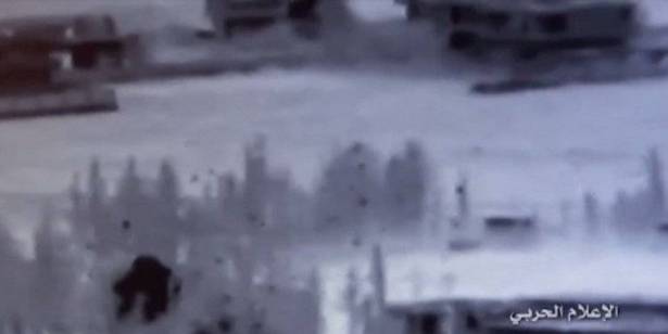 تصوير حراري للحظة استهداف مسلحين في ريف دمشق