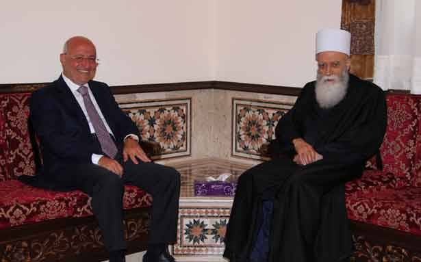 حسن التقى العريضي ونوّه بدور جنبلاط