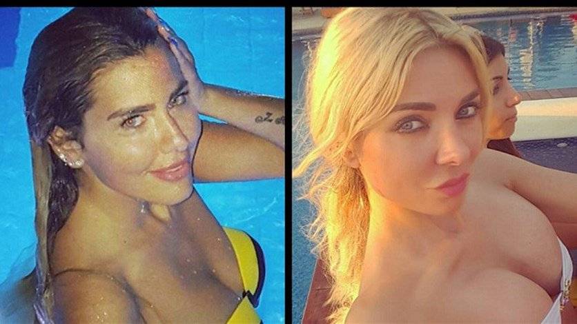 بالصور: بين ميريام كلينك وجويل حاتم.. منافسة المايوهات!