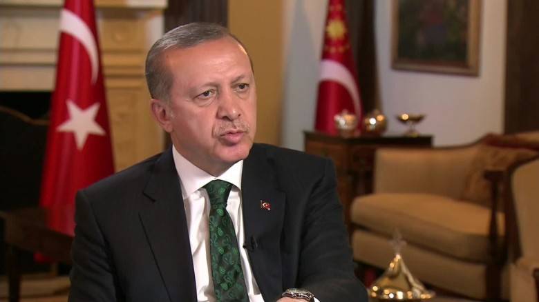 استدارة رجب طيب أردوغان