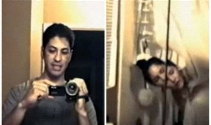 بالفيديو - رجل يصور زوجته وهي تستحم.. ولكن ما وجده كان صادماً !