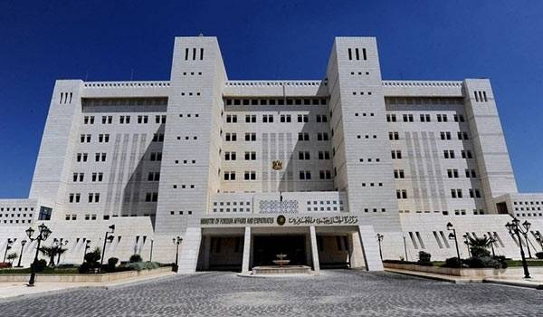 هكذا ردت وزارة الخارجية السورية على تصريحات رئيس الوزراء التركي الاخيرة