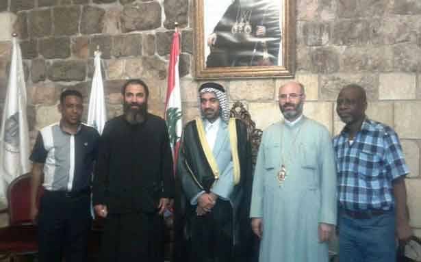 وفد من عشائر البصرة زار دير سيدة البلمند