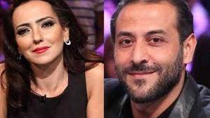 بالفيديو- ما الذي حصل في الكواليس بين أمل عرفة وعبد المنعم عمايري؟