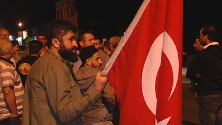 حوادث بين مؤيدي أردوغان ومعارضيه في بلجيكا