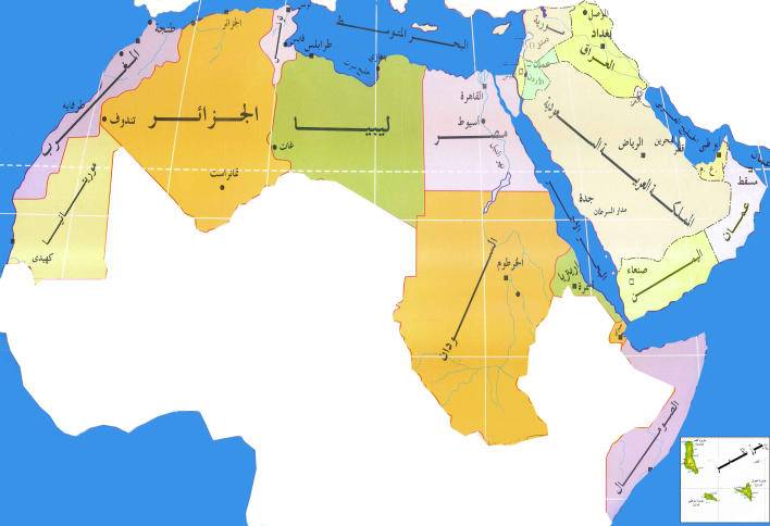 ما هي أصول أسماء الدول العربية؟