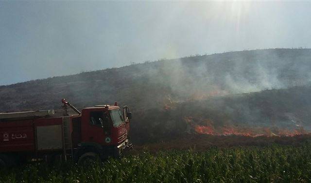 حريق في خراج 4 بلدات جنوبية