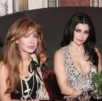 بالصورة.. حبّ وغزل بين هيفا ونوال الزغبي