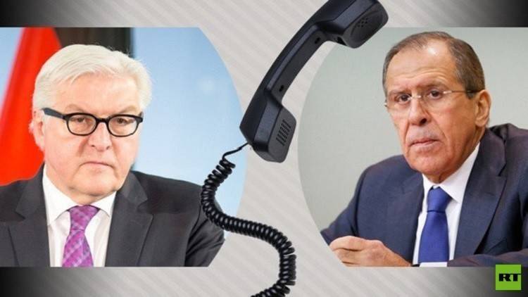 لافروف ونظيره الألماني يبحثان الأزمة الأوكرانية