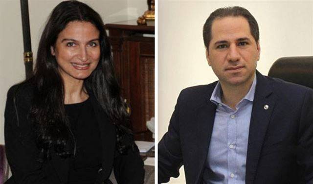 الجميل يتخطى ماروني ويلتقي السيدة ميريام سكاف