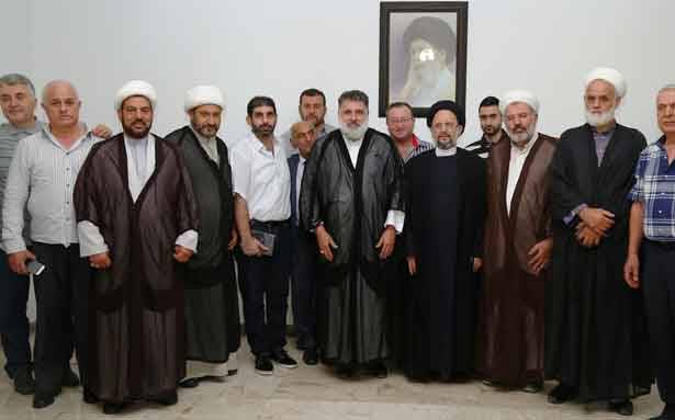 «الفكر العاملي» زار العلامة فضل الله
وضريح السيّد فضل الله وحمود