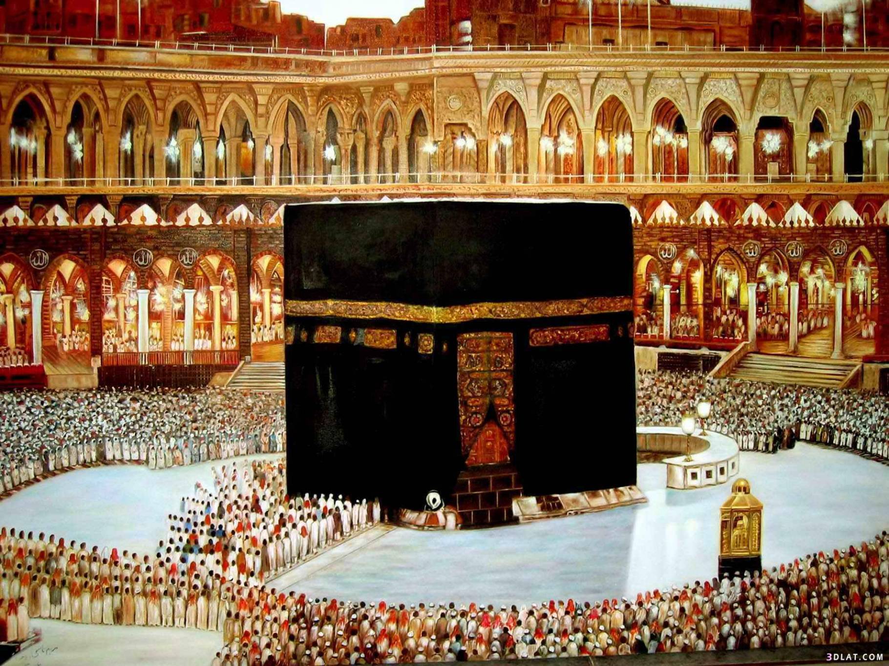 بالصّور- كيف كانت الكعبة المشرفة قبل 100 عام؟