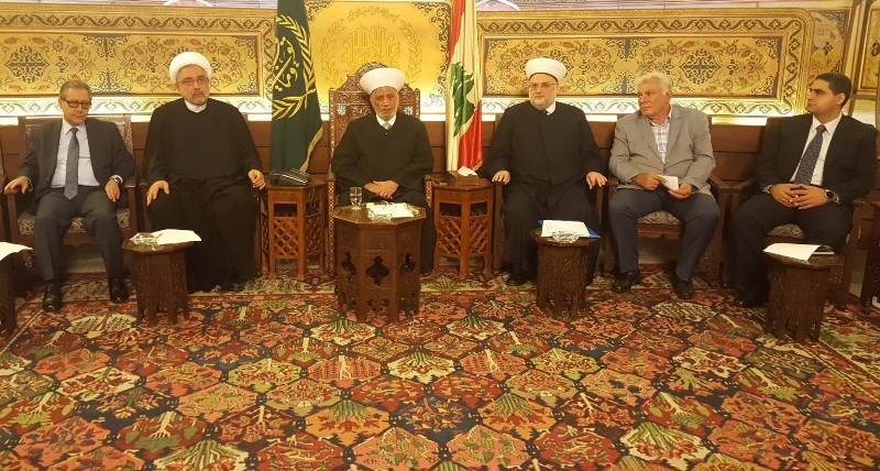 دريان ترأس اجتماع مجلس القضاء الشرعي الاعلى والتقى الحزوري