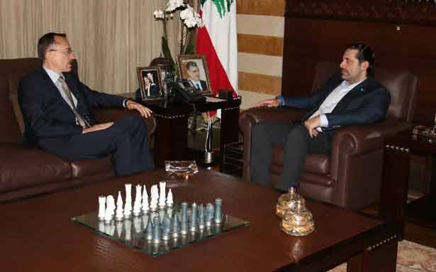 لقاءات الحريري في بيت الوسط