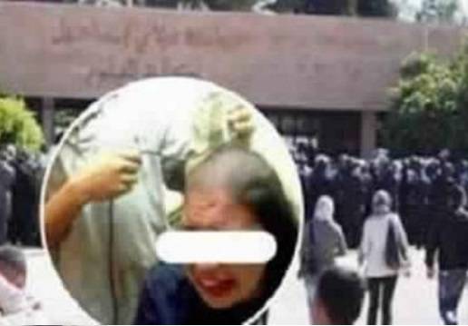 حلقوا شعر فتاة وحاجبيها في حرم الجامعة وحين قبضوا عليهم هذا ما حصل!!