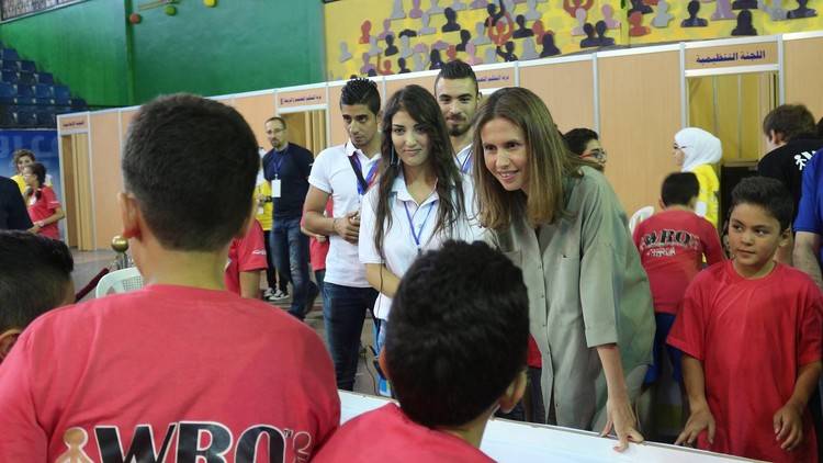 أسماء الأسد ترعى إبداع الشباب السوري في مجال العلوم والتكنولوجيا