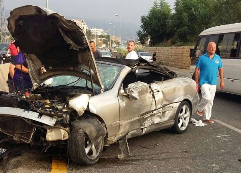 بالصور: حادث سير مروّع في عمشيت