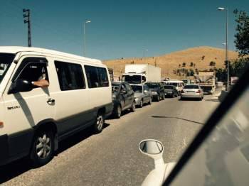 حركة المرور خانقة على طريق ضهر البيدر