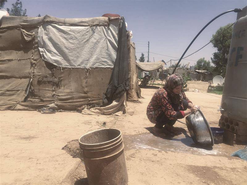 احترقت خيمتها.. فماتت بداخلها في مشاريع القاع