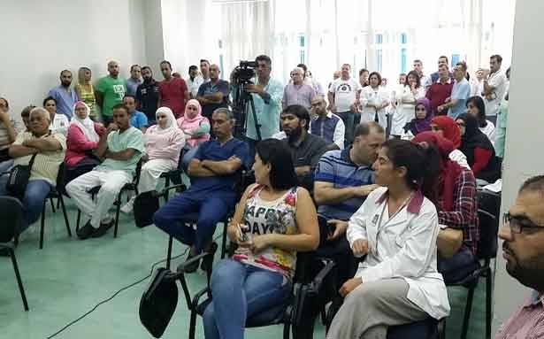 وقفة احتجاجيّة لمستخدمي وأجراء
مُستشفى الحريري مُطالبين بمستحقاتهم